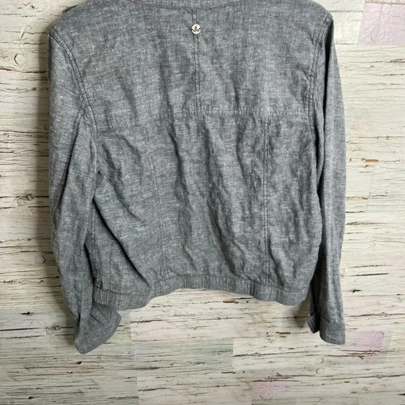 Prana gray jacket bomber size small - Picture 9 of 11